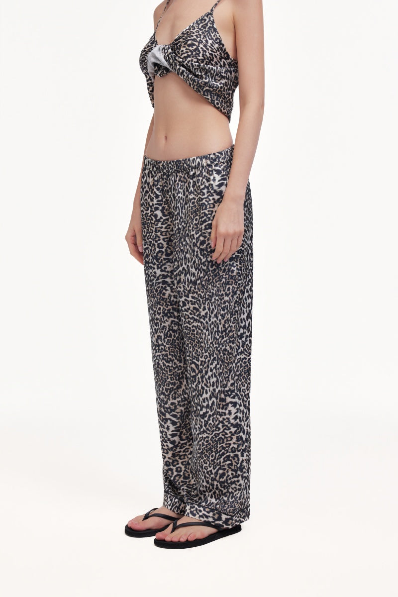 Leopard print pajama set