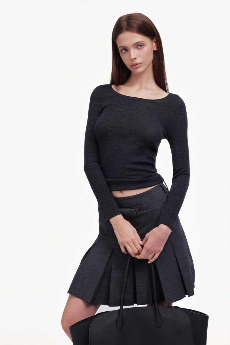 Knitted base layer shirt