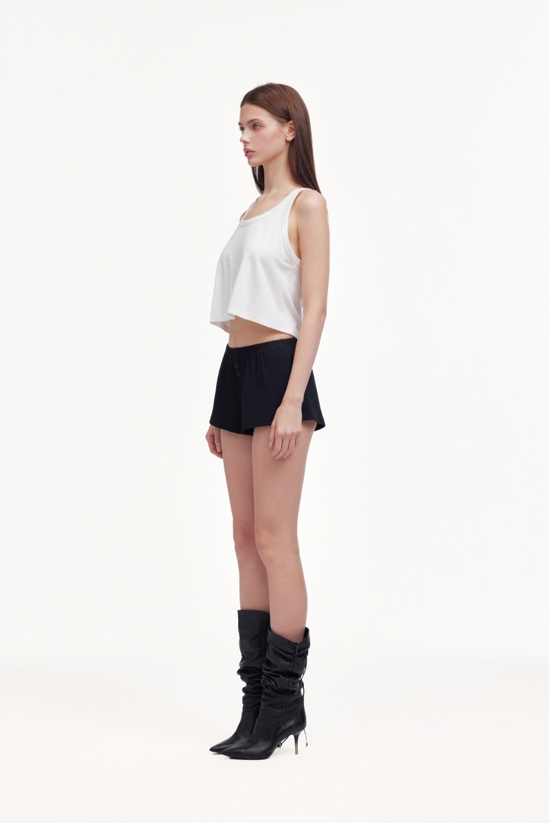 Button-down shorts