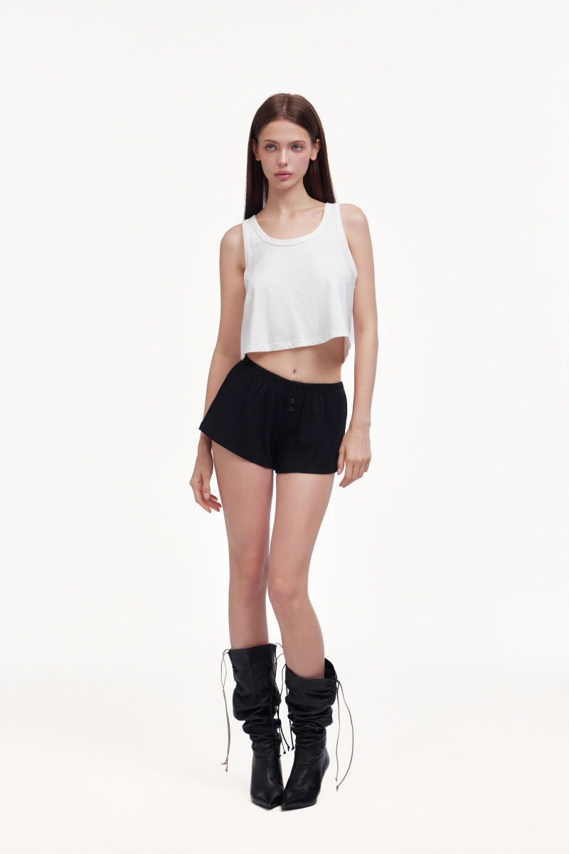 Button-down shorts