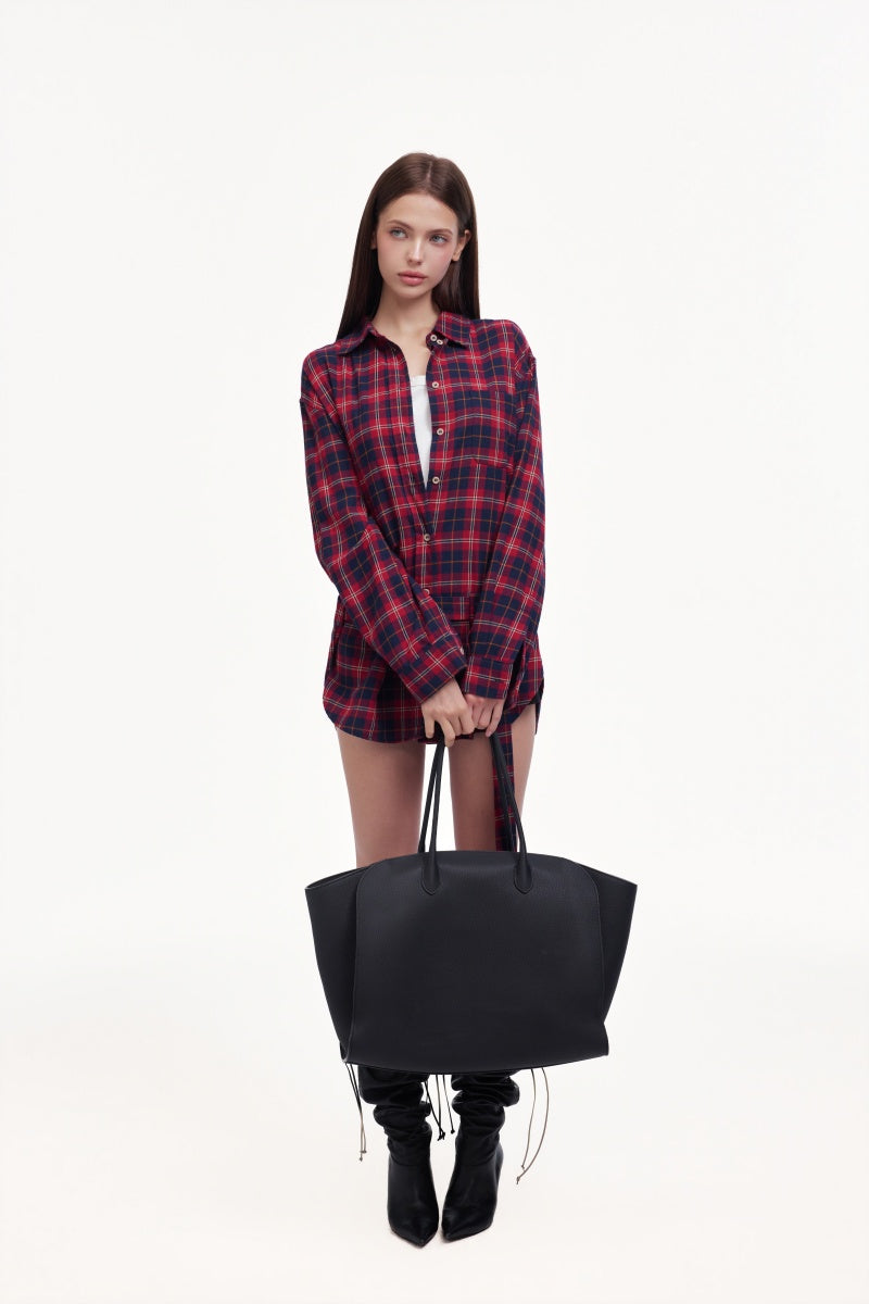 Red checkered shirt