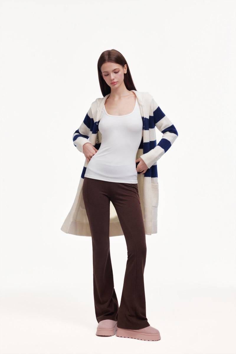 Striped cardigan jacket