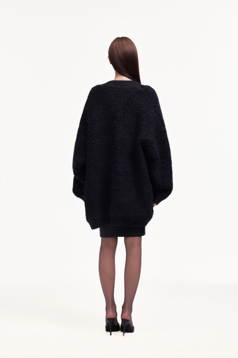 Black cardigan jacket