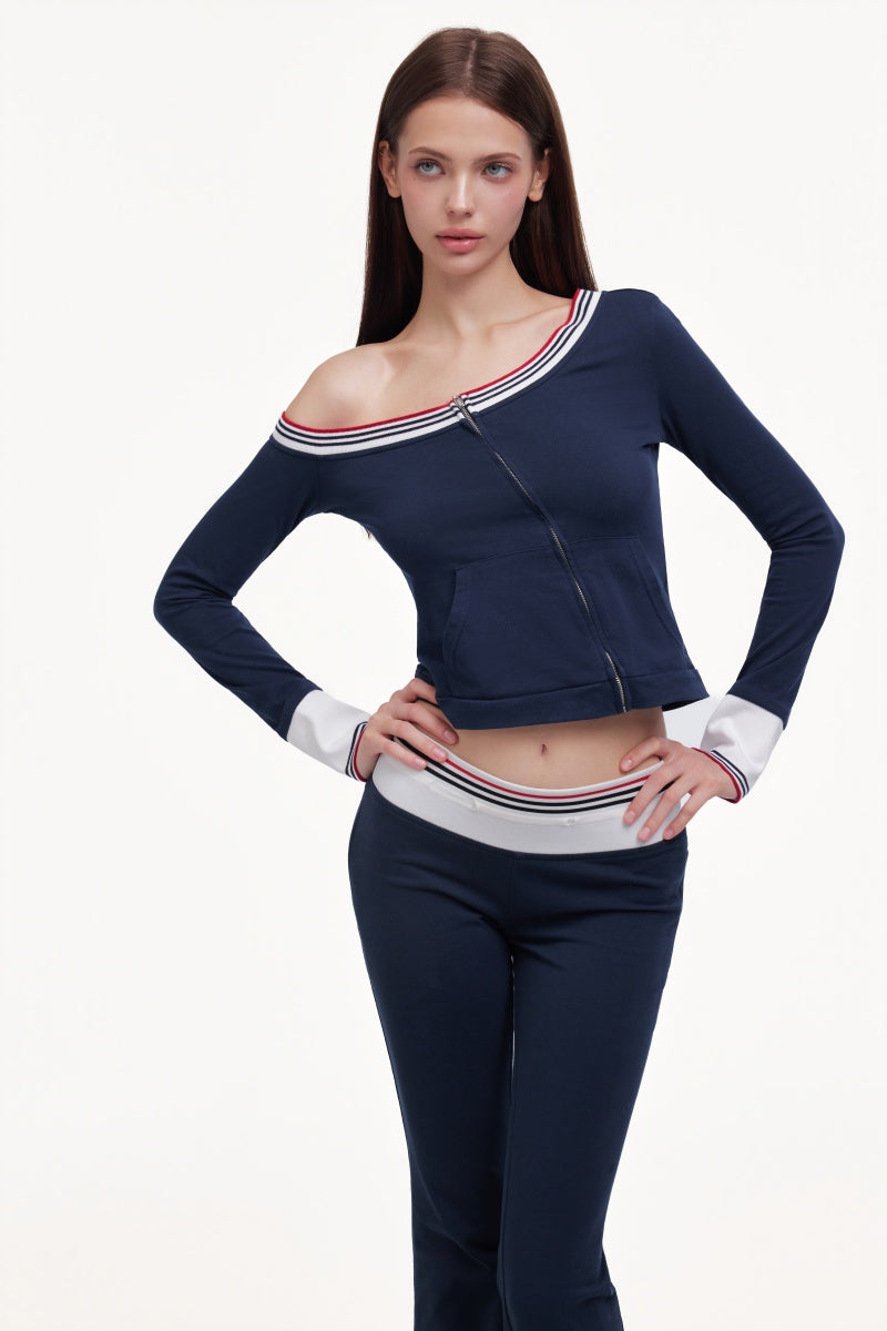 Inclined shoulder threaded set