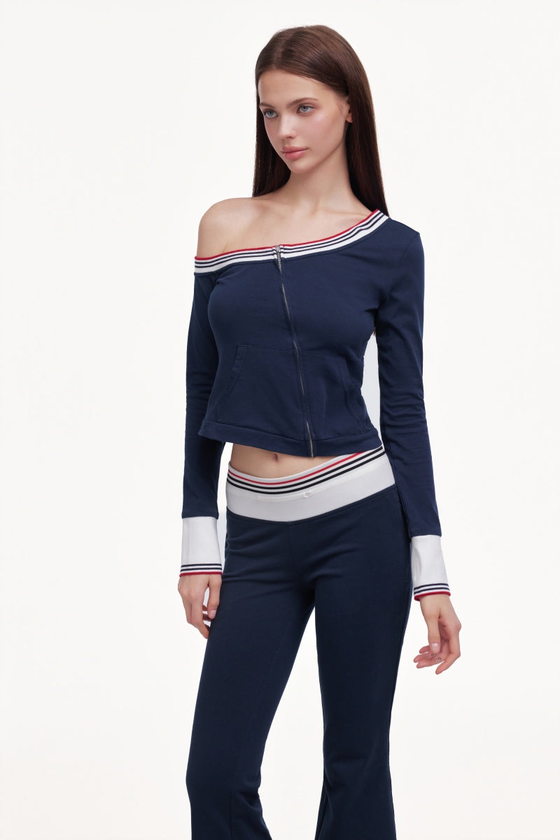 Inclined shoulder threaded set
